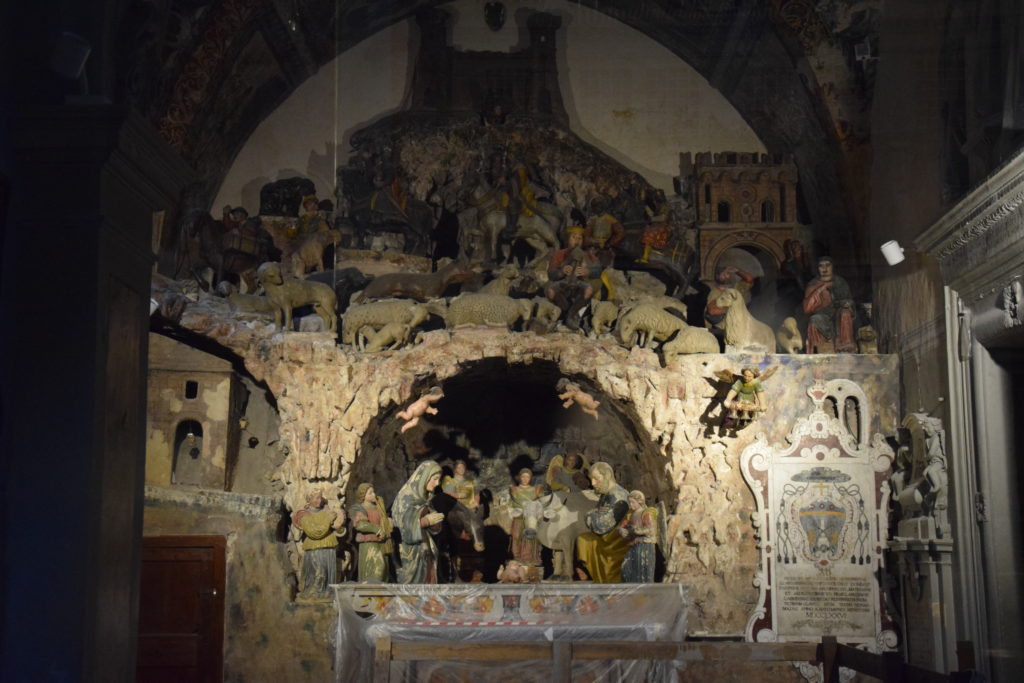 presepe del Cinquecento custodito all'interno della Cattedrale di Matera